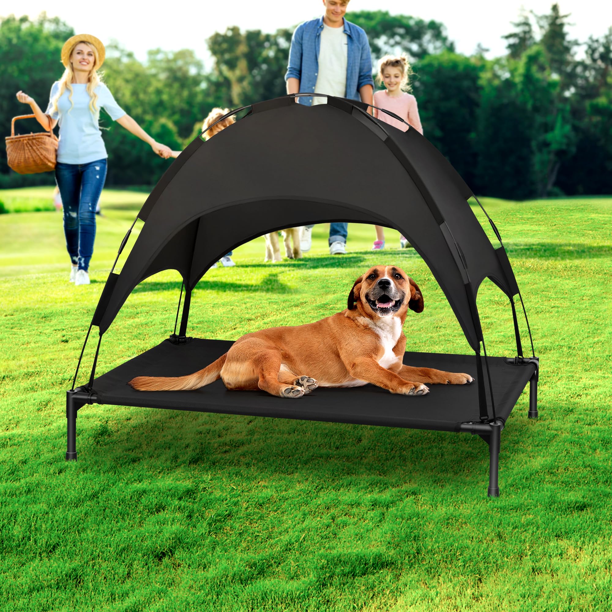 Cama de perro portátil para exterior e interior de Heeyoo.