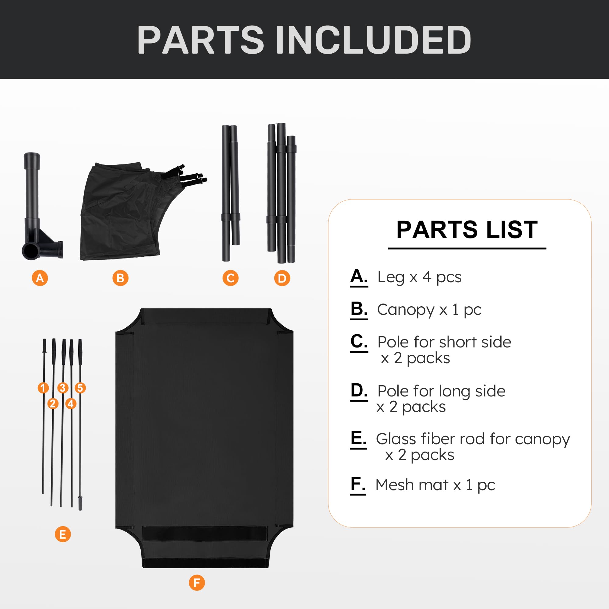 Dosel desmontable de Heeyoo para sombra y protección solar.