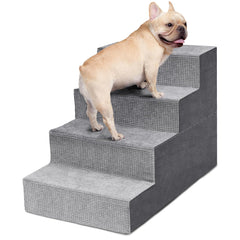 Escaleras Heeyoo de 4 pasos para subir a cama o sofá con seguridad.