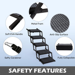 Heeyoo escaleras para perro, superficie antideslizante ideal bajo lluvia