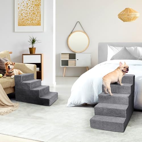 Heeyoo escaleras para uso diario en casa, fáciles de mover.
