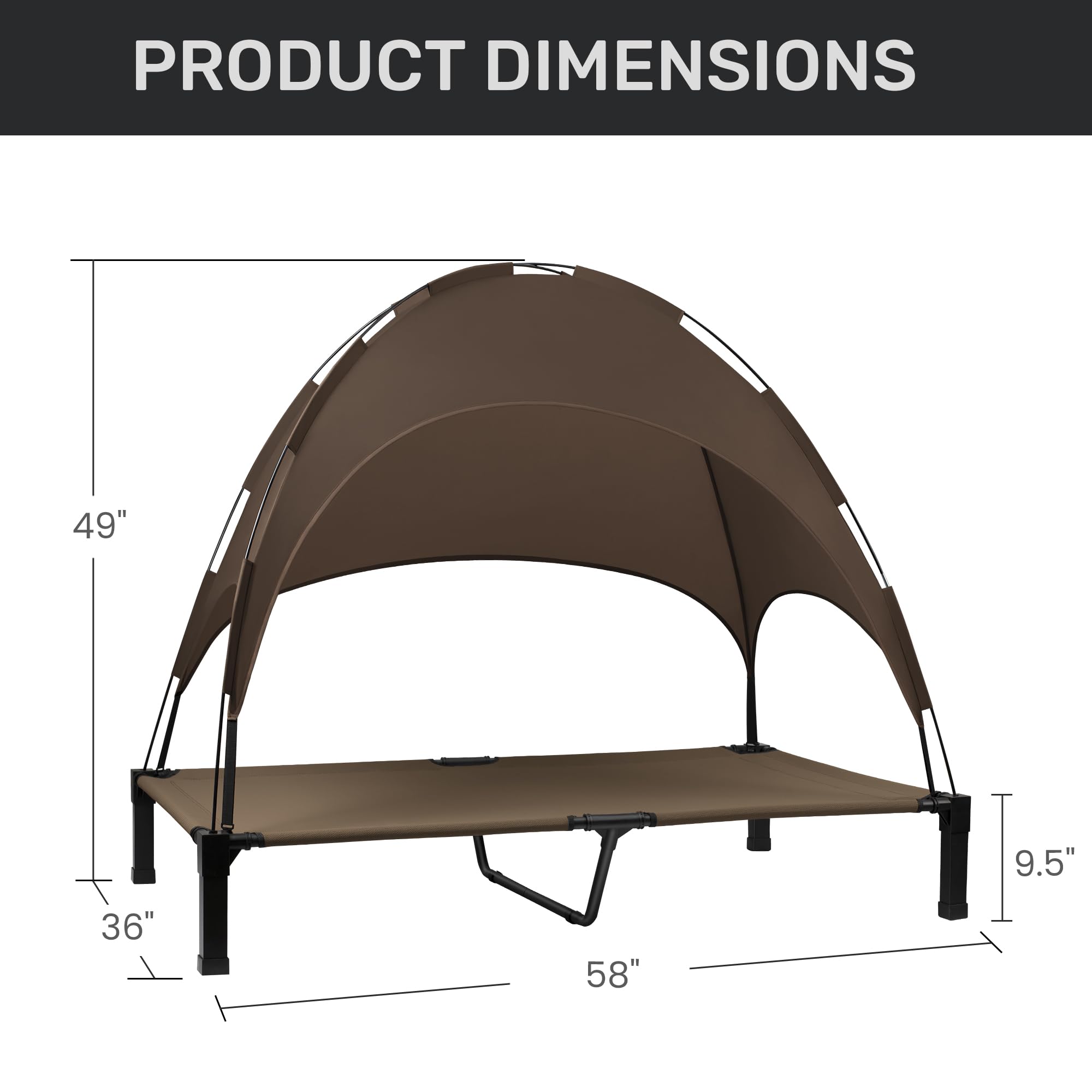 Malla transpirable Heeyoo favorece flujo de aire alrededor de la cama.