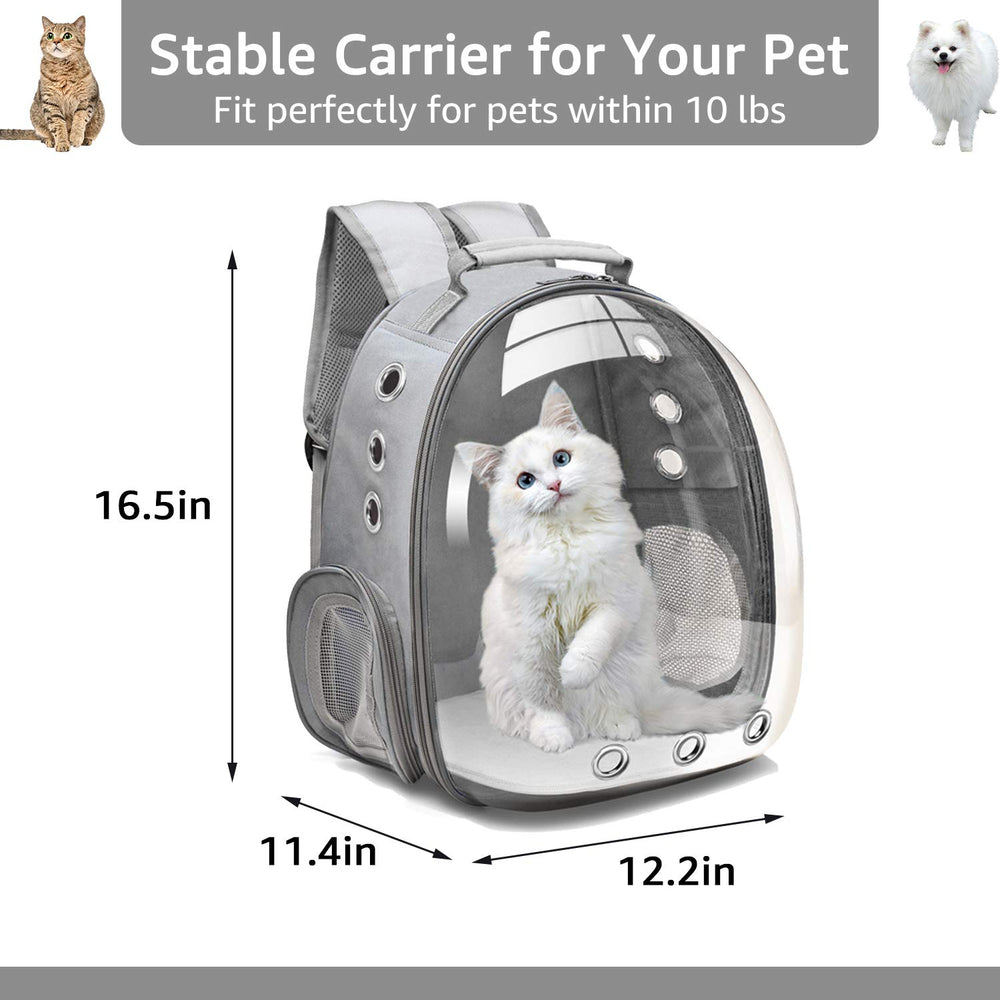 Henkelion bolsa cápsula espacial para perros y gatos, dorso, mejora la visibilidad al caminar