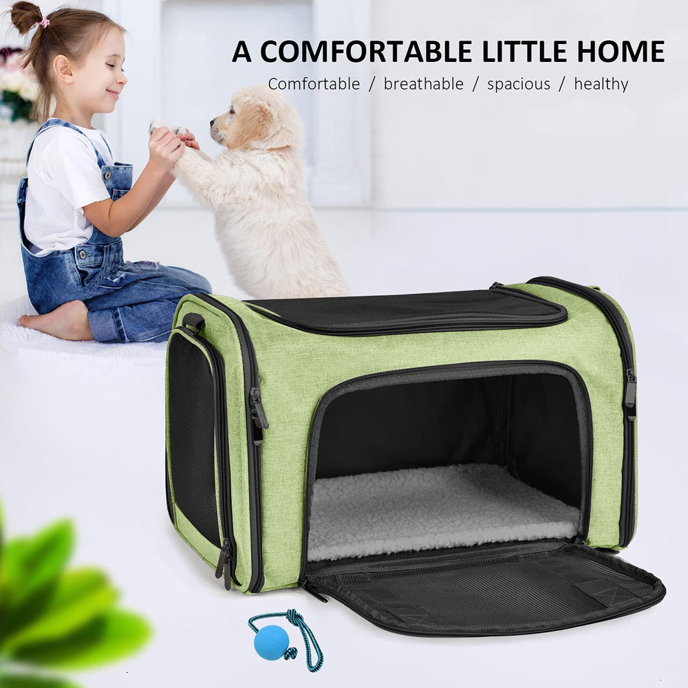Henkelion Transportín para coche y visitas al veterinario.