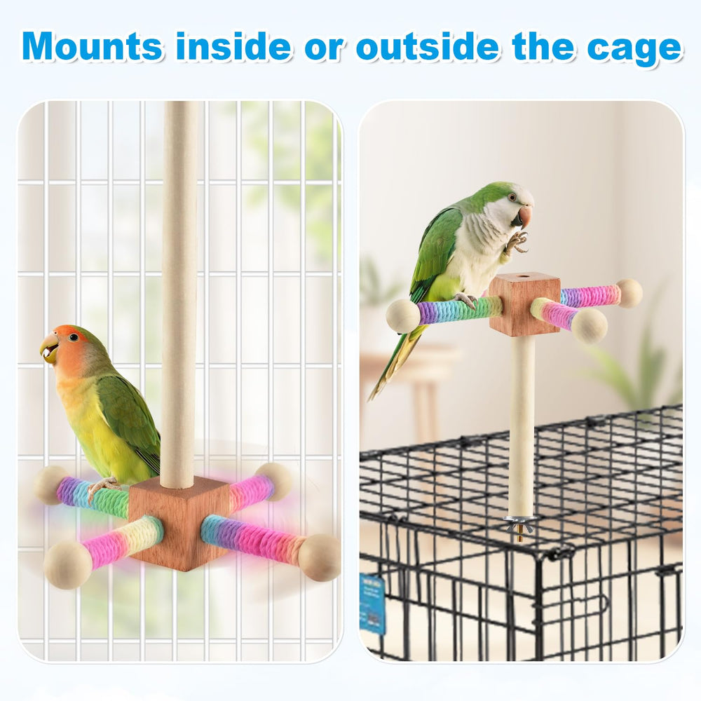 Henyopet accesorio jaula aves pequeños facilita instalación y decoración.