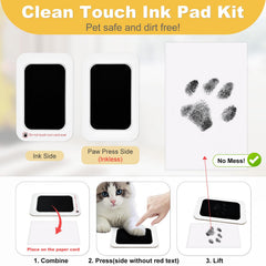 Henyopet kit impresion nariz perro sin tinta para recuerdos.