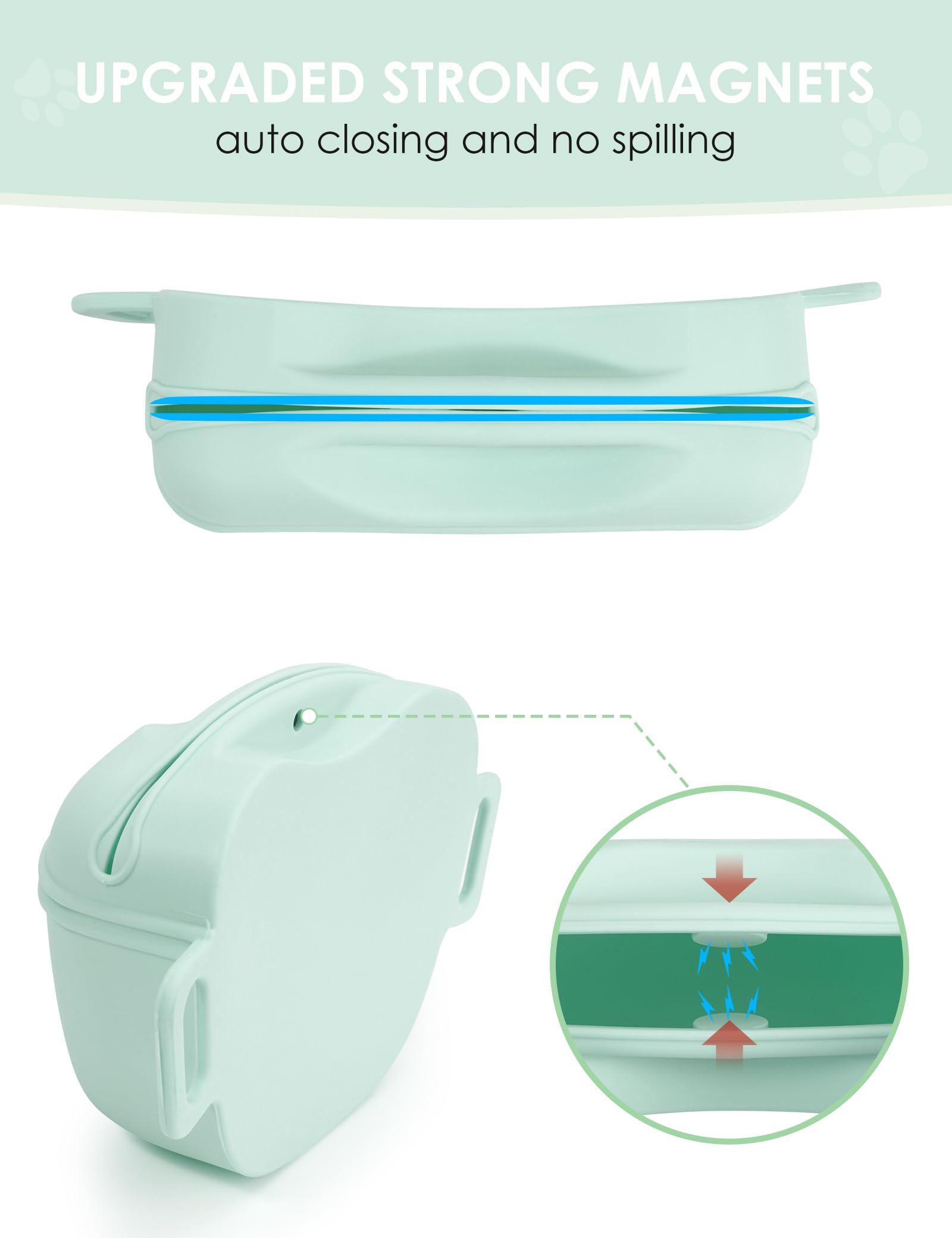 Heouvo material silicona apto para alimentos mantiene seguros snacks sin BPA