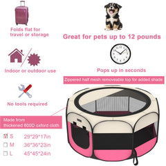 HEPEENG zona amplia para juegos de mascotas, ideal para descanso seguro.