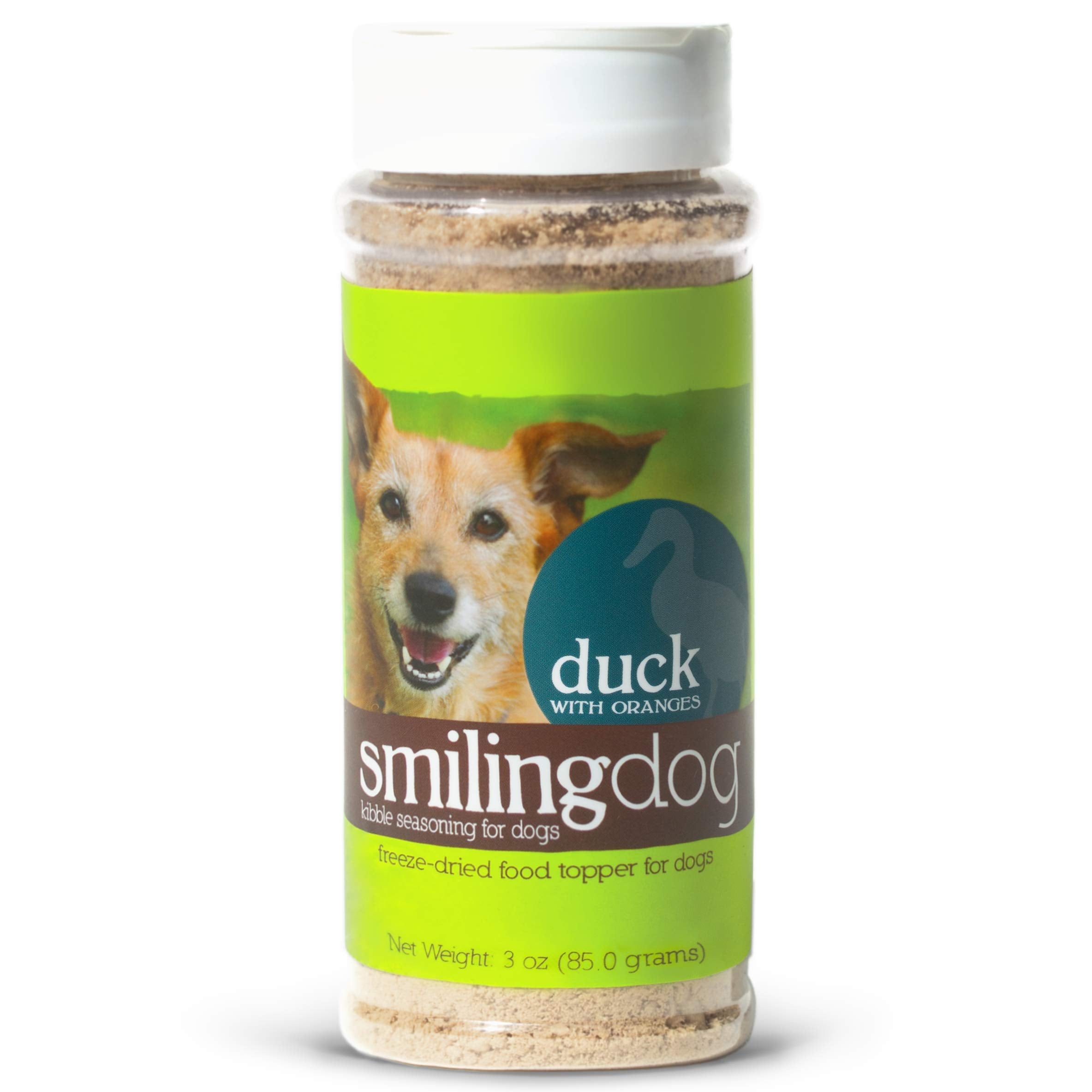 Herbsmith Condimento para croquetas con pato deshidratado, sabor natural para perros.