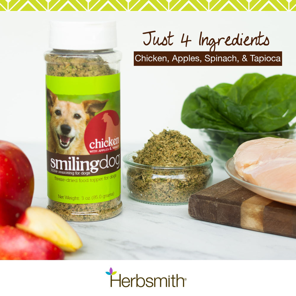 Herbsmith Kibble Seasoning ingredientes reales de frutas y verduras para perros