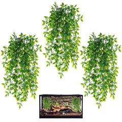 HERCOCCI Reptile Plants colgante: refugio colorido para reptiles y área de trepar.