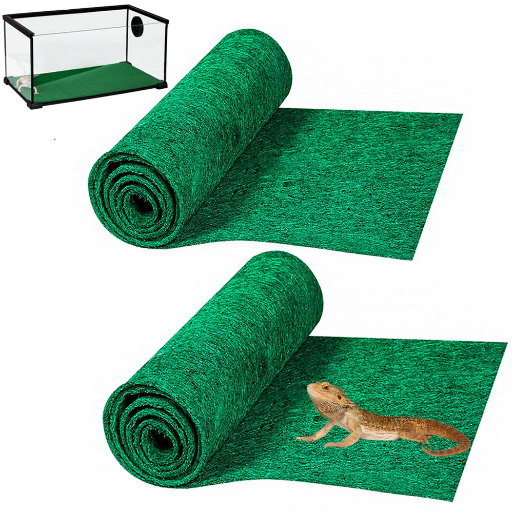 Producto HERCOCCI: tapete terrario 39x20 pulgadas con base suave para reptiles.