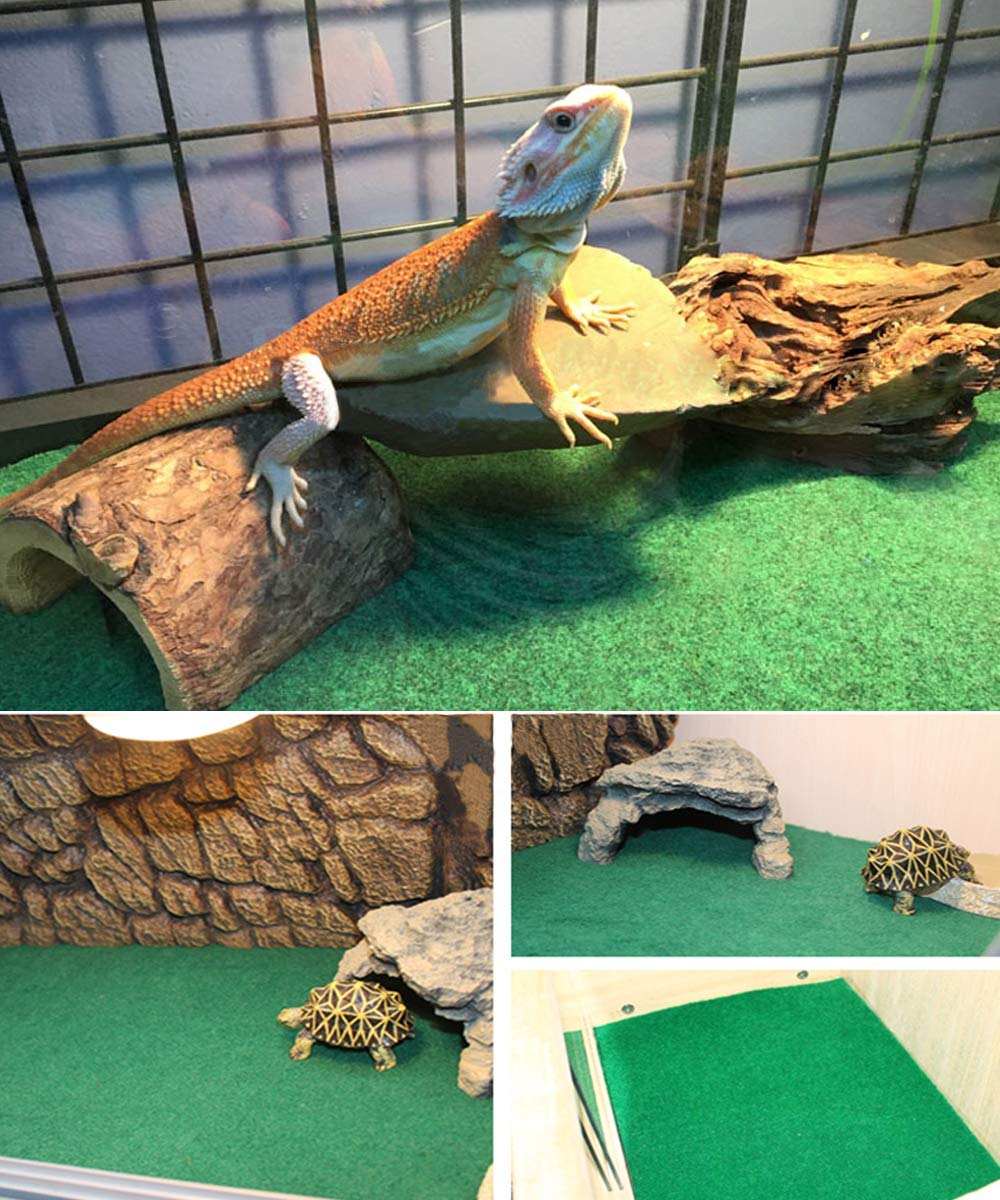 HERCOCCI tapete terrario para tortugas aporta tracción suave y apoyo a las patas.