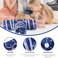 HERCOCCI tunel-peephole con bola colgante, ideal para observar y jugar.