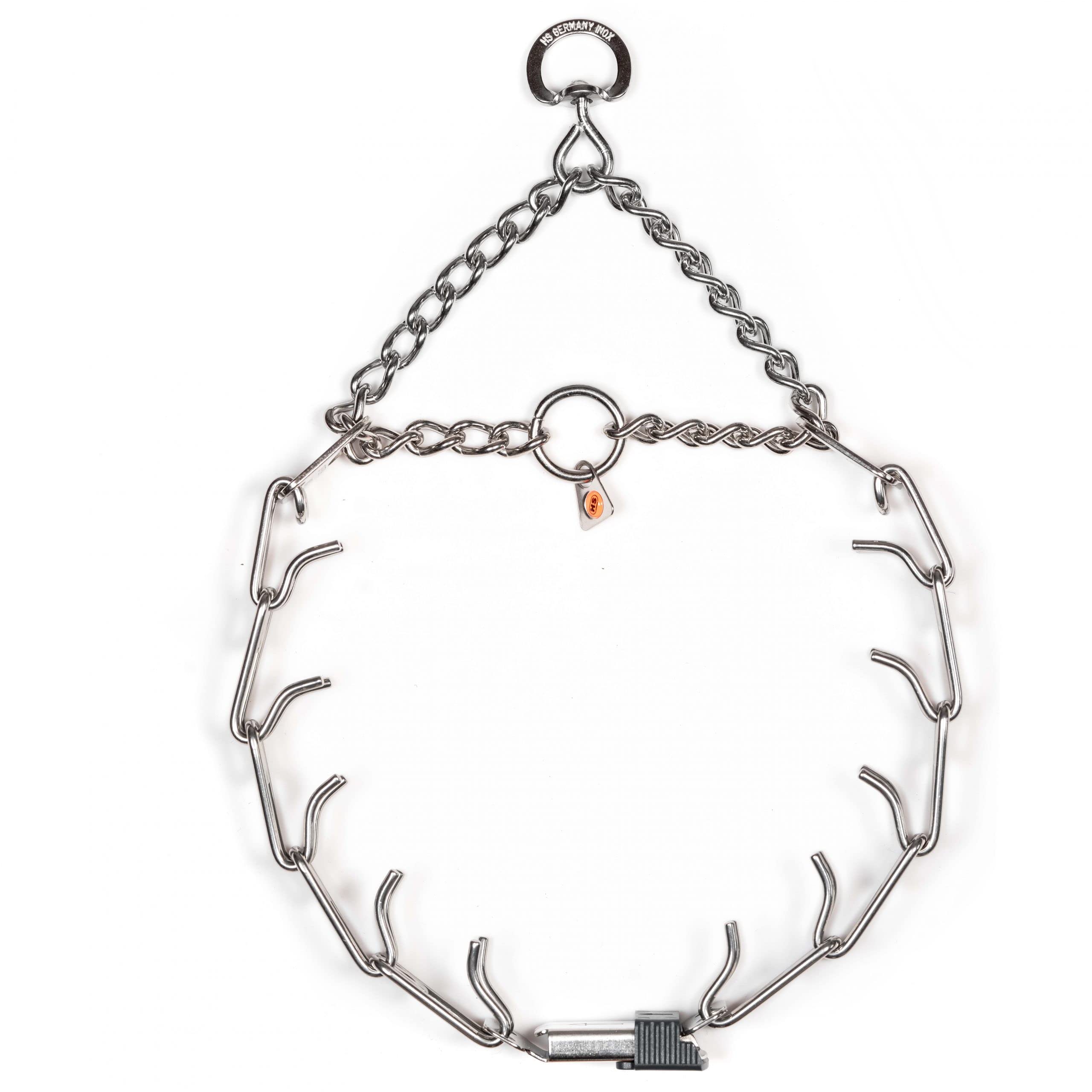 Collar Herm Sprenger de acero inoxidable resistente a la corrosión.