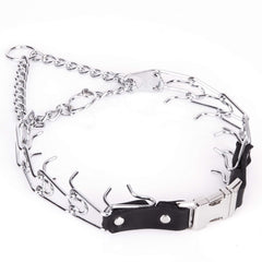 Collar Herm Sprenger con cierre rápido, para entrenamiento seguro y fácil de quitar tras paseos.