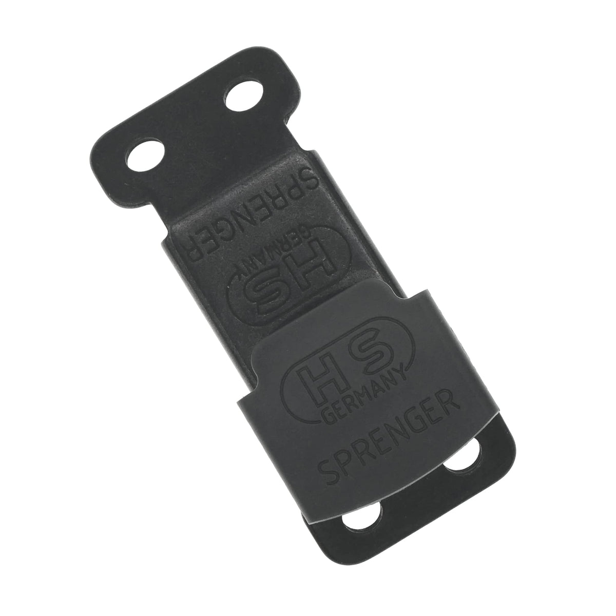 Herm Sprenger ClicLock: hebilla negra para collar de adiestramiento, montaje y cierre sencillo.