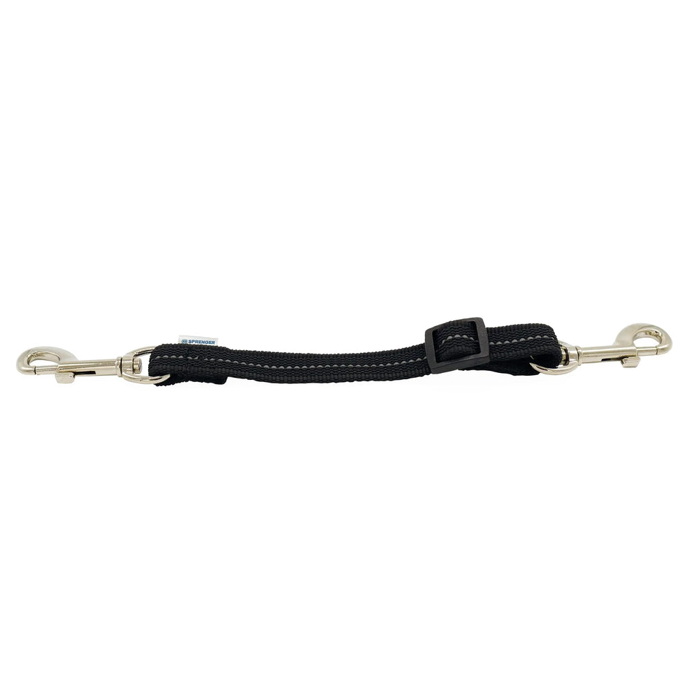 Herm Sprenger clip de seguridad para collar de púas, conexión de respaldo para paseos.