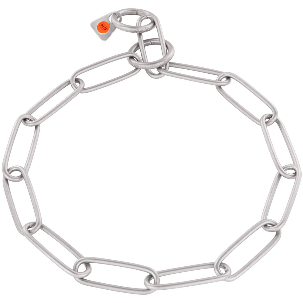 Herm Sprenger collar-choke acero inoxidable mate de 26 pulgadas, duradero para entrenamiento.