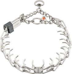 Collar Herm Sprenger acero inoxidable con enlaces cortos para adiestramiento seguro
