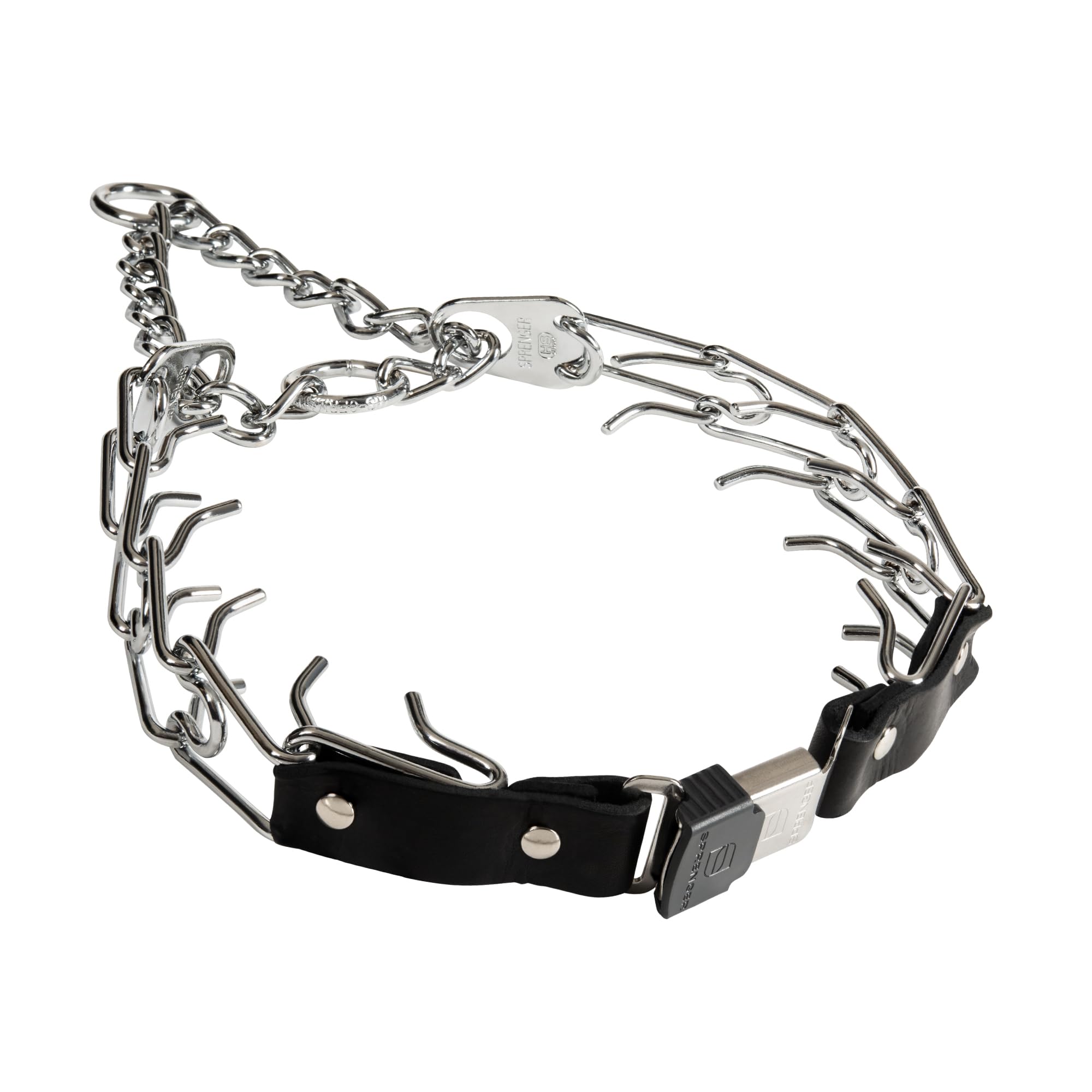 Collar Herm Sprenger con pinchos de 4 mm para entrenamiento con control preciso.