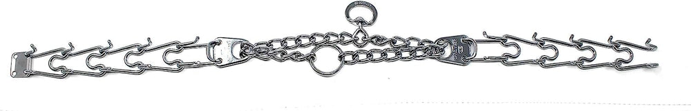 Collar de púas Herm Sprenger, entrada fácil para ponérselo sin esfuerzo.