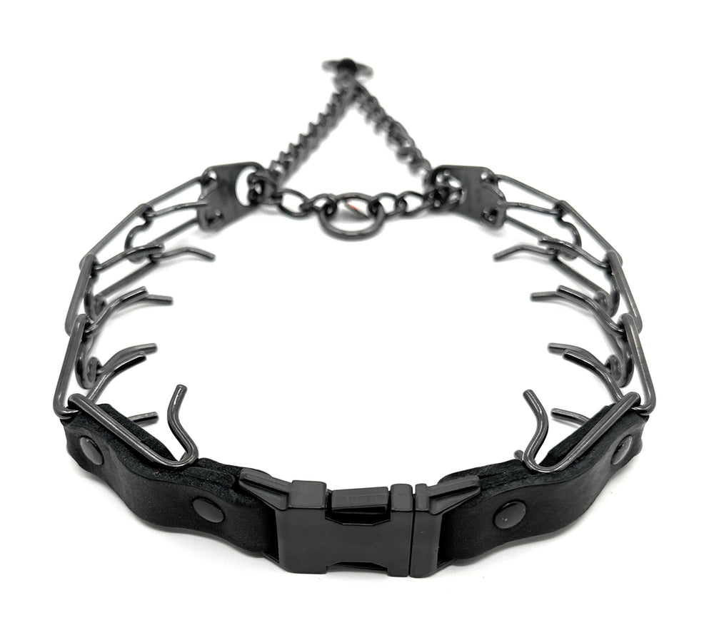Herm Sprenger collar de púas con cierre rápido para paseos sin enredos
