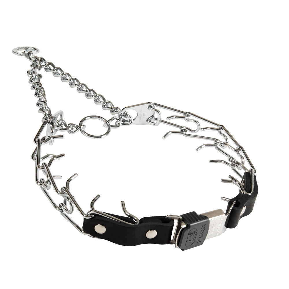 Herm Sprenger collar de púas para entrenamiento canino, enfoque estable durante la caminata