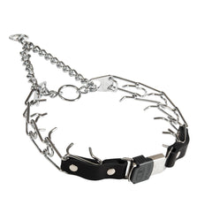 Herm Sprenger collar de púas para entrenamiento canino, enfoque estable durante la caminata