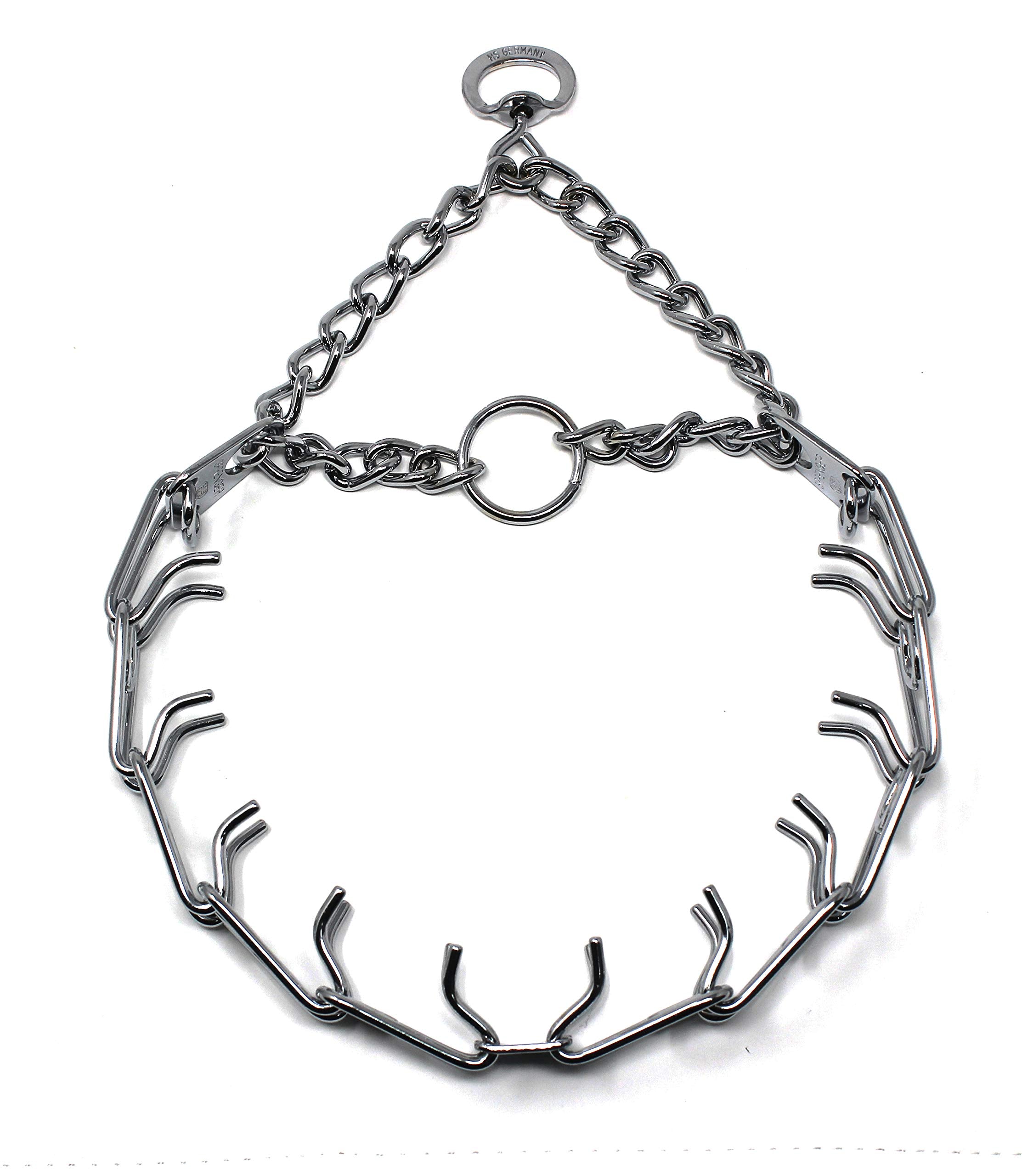 Collar Herm Sprenger de púas 22in x 3mm para entrenamiento seguro.