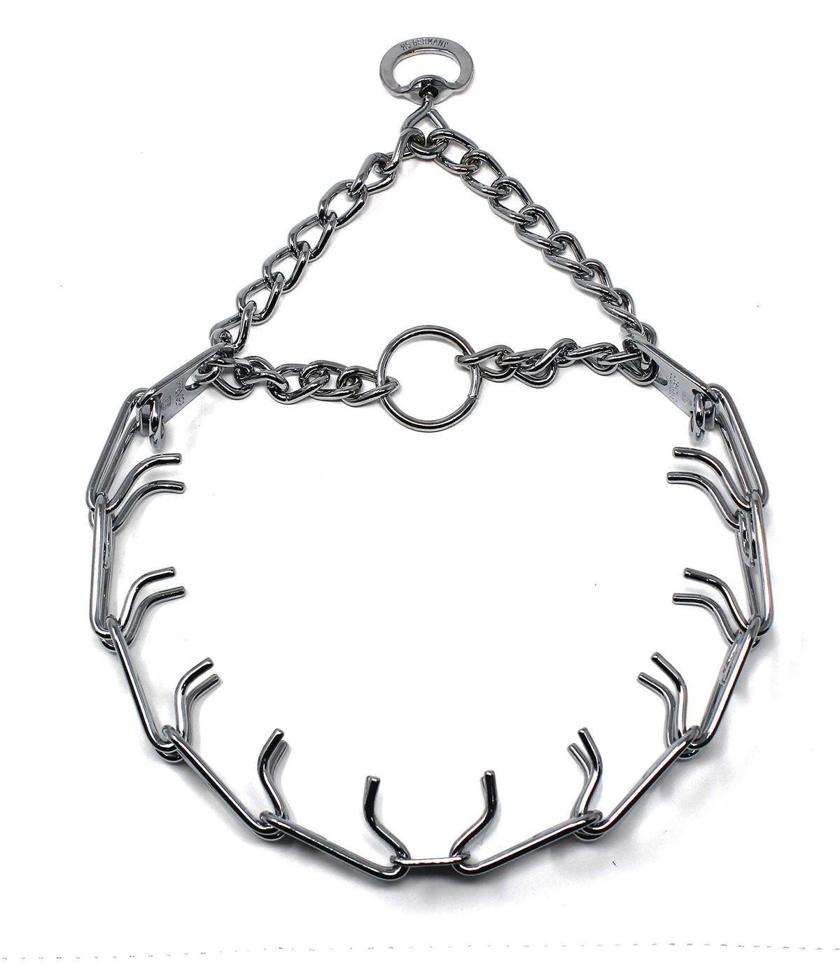 Collar Herm Sprenger de púas 22in x 3mm para entrenamiento seguro.