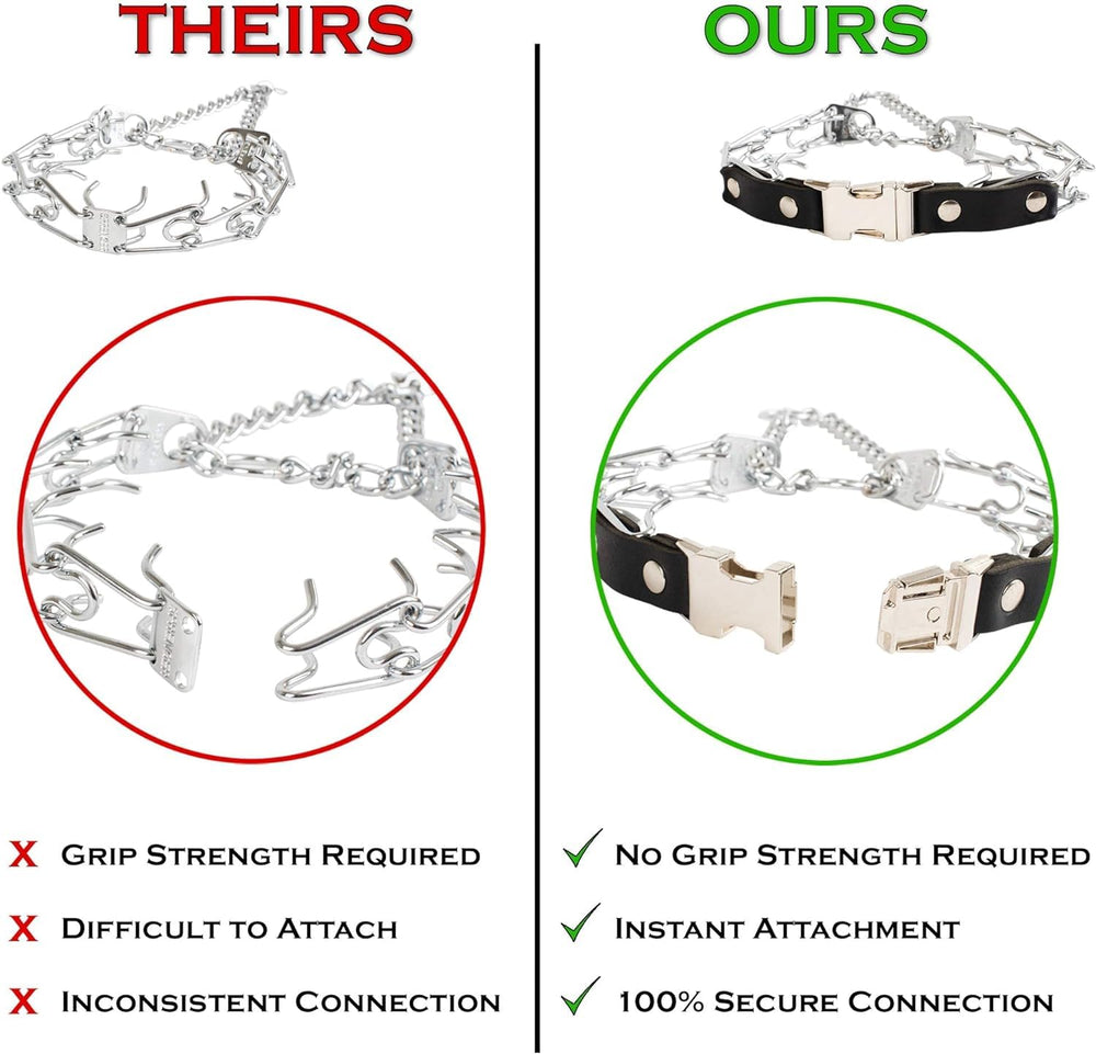Collar Herm Sprenger de puntas, diseño duradero para uso diario