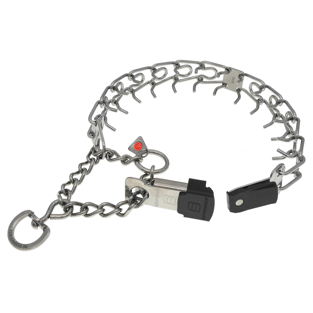 Placa central del collar Herm Sprenger distribuye presión de forma uniforme