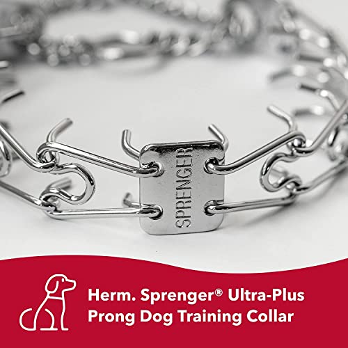 Diseño duradero y resistente del collar prong Ultra-Plus para uso prolongado.