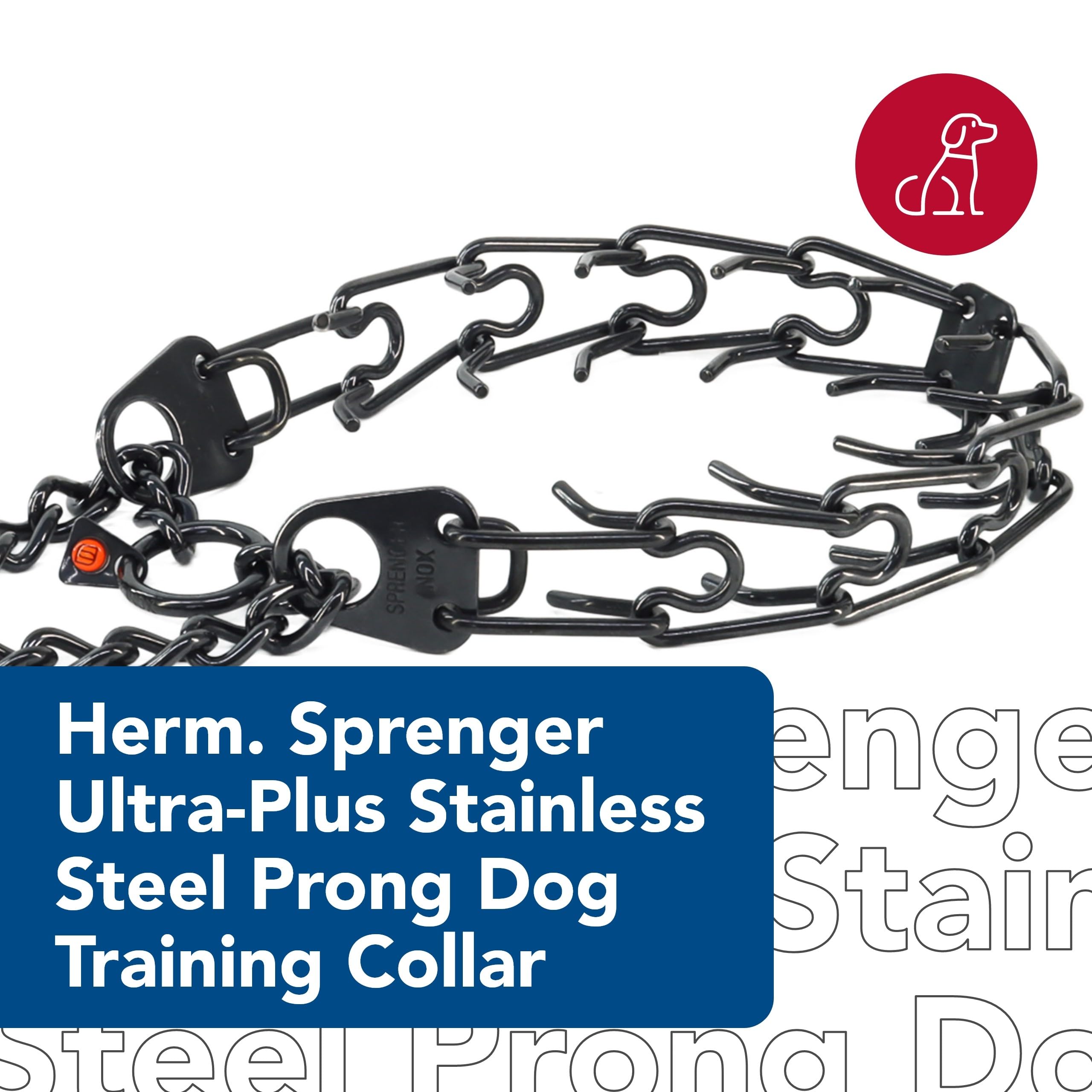 Herm Sprenger Ultra-Plus: dientes del collar en detalle para control suave
