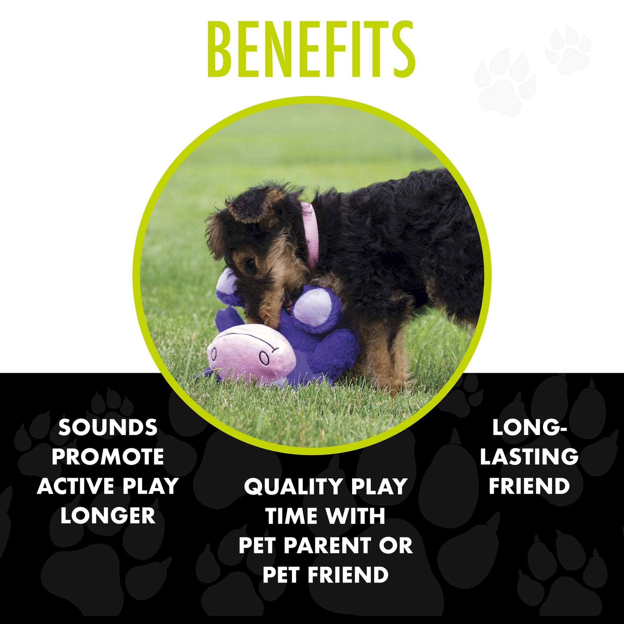 Hero Chuckles: adecuado-para-cachorros-y-perros-adultos para juego prolongado.
