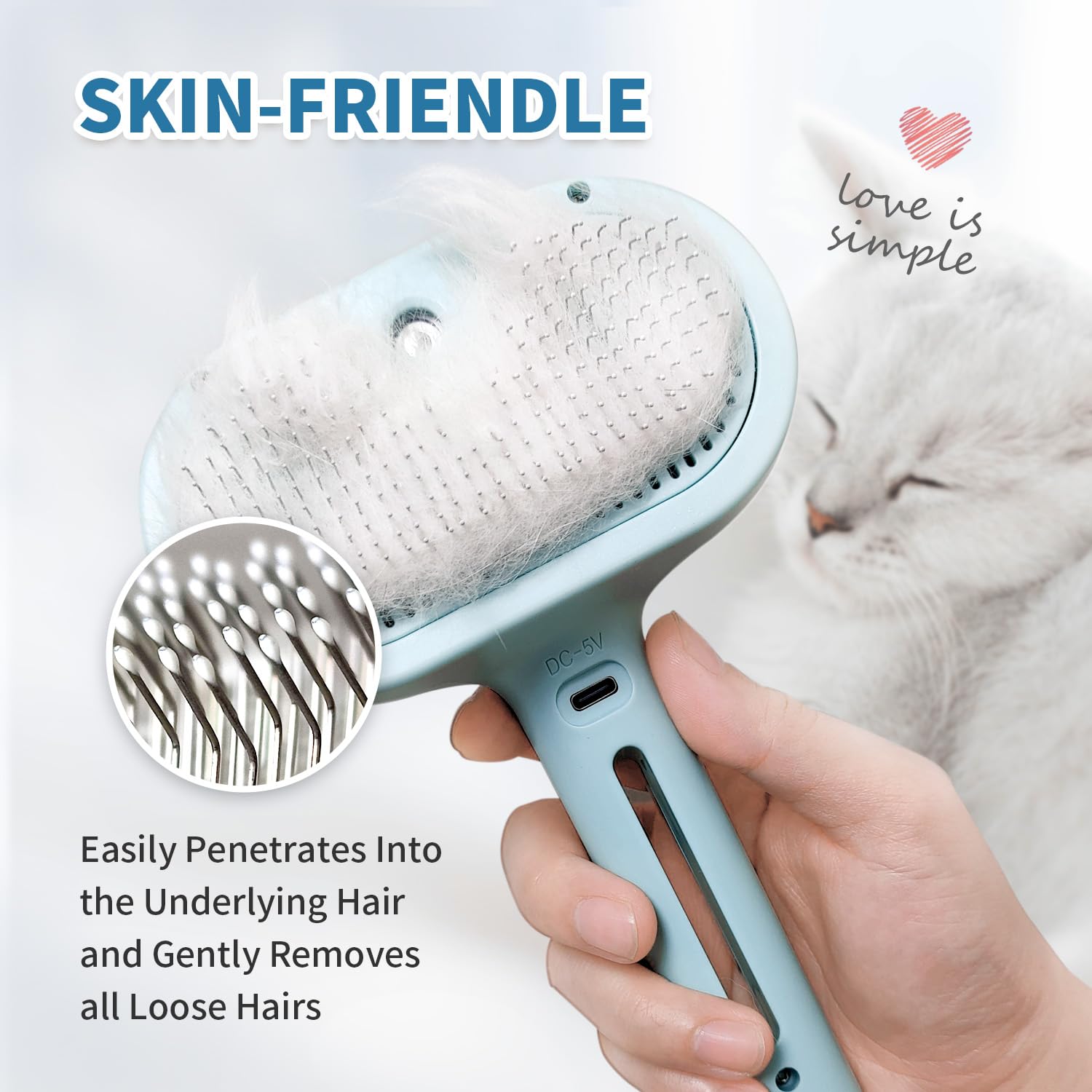 HeroKitty apto para pelaje largo y corto, ideal para toda mascota.