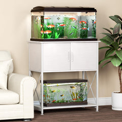 Herture: acuario 20-29 galones superficie, espacio amplio para el tanque y accesorios.