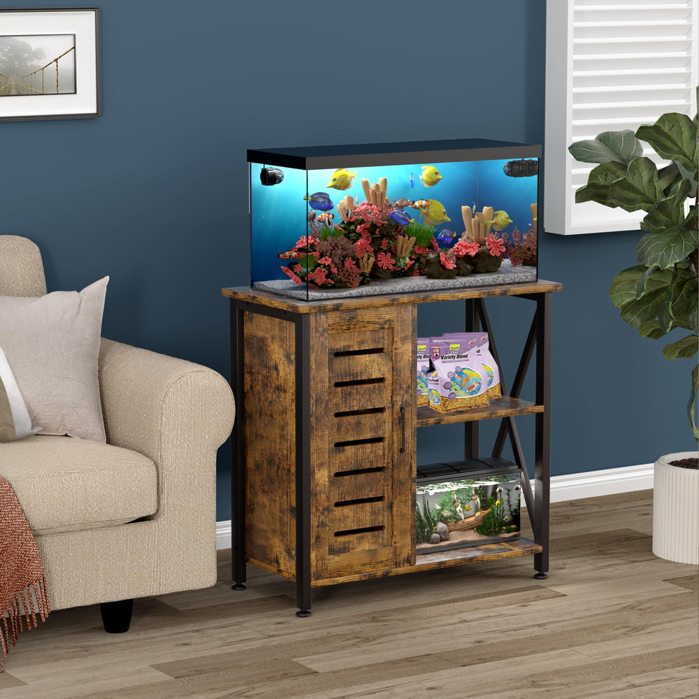 Herture gabinete de almacenamiento para accesorios de acuario