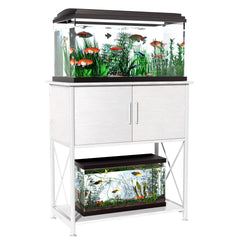 Herture: soporte acuario metalico frente, estable y elegante para tu tanque.