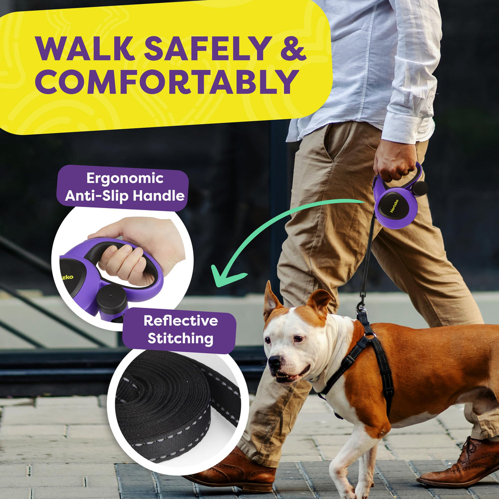 Asa ergonómica antideslizante Hertzko para comodidad durante caminatas.