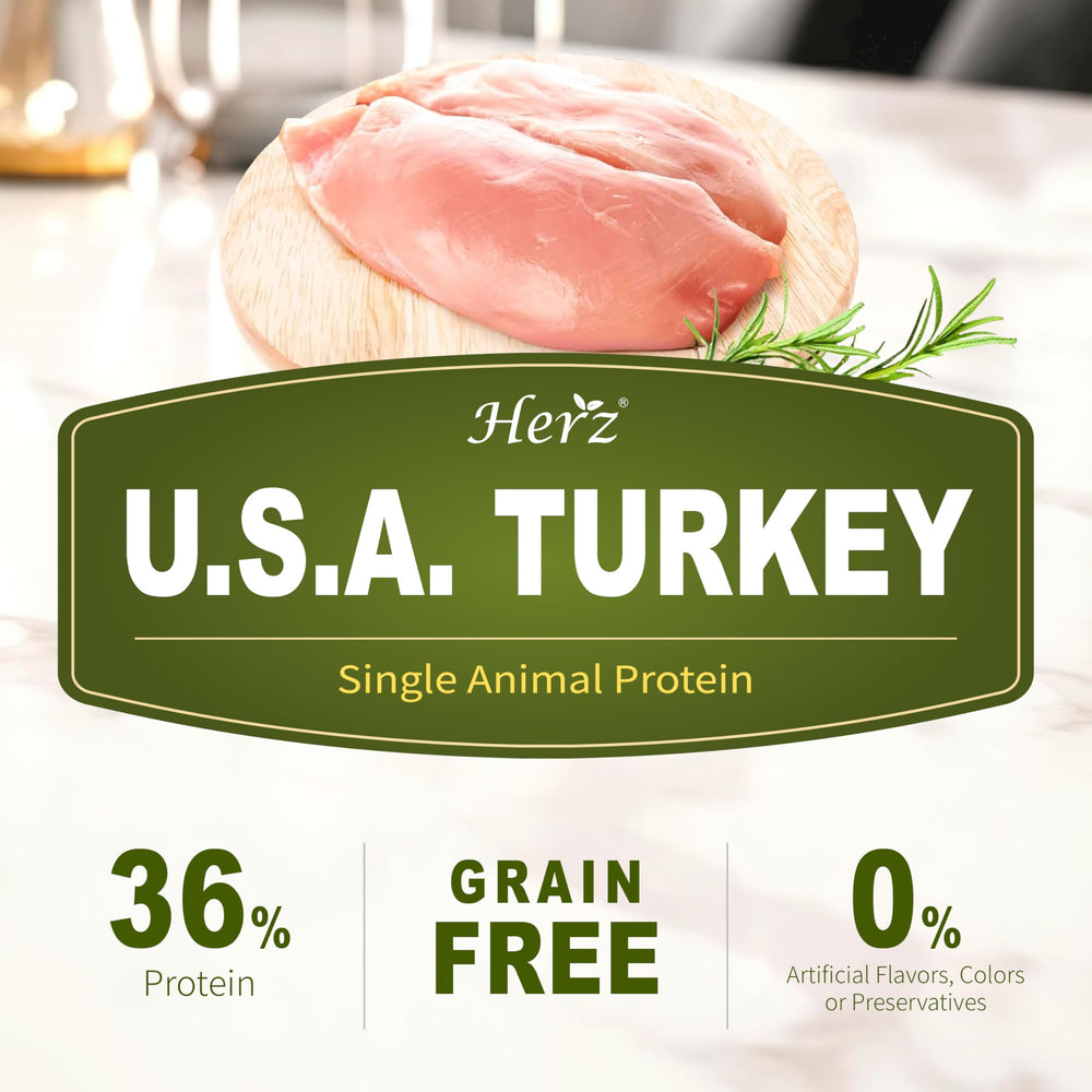 Herz dieta para perros de todas las etapas con nutrición equilibrada.