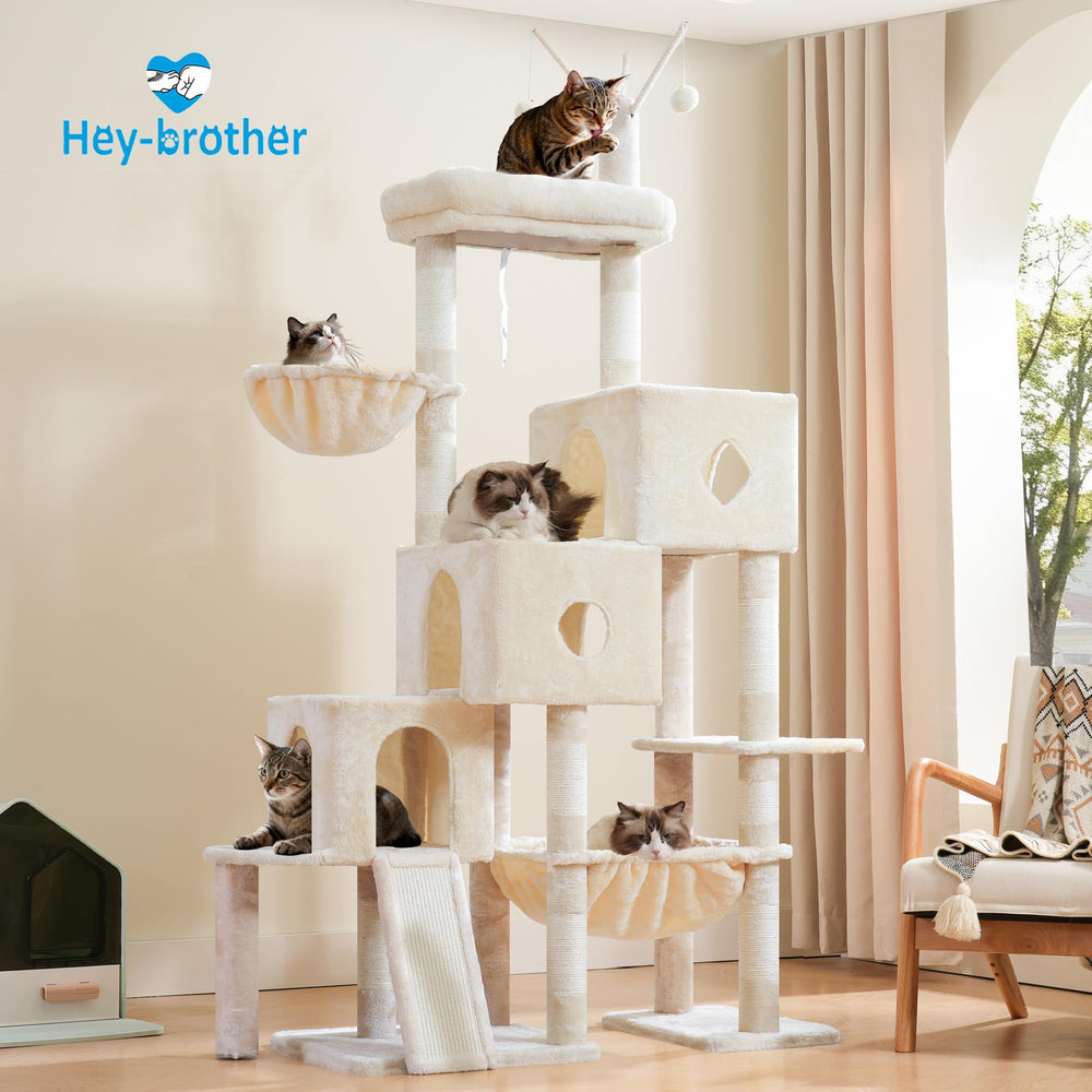 Hey-brother torre arbol gato tablero rasca grande para proteger muebles.