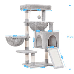 Hey-brother árbol para gatos cueva confortable para descansar protegido