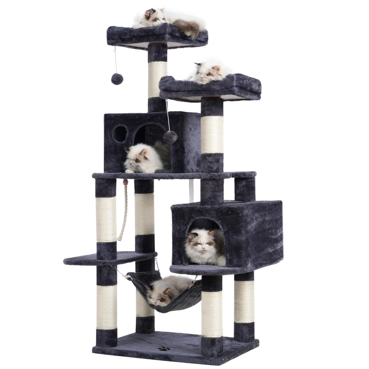 Hey-brother arbol-gatos grande con niveles para trepar y observar el hogar