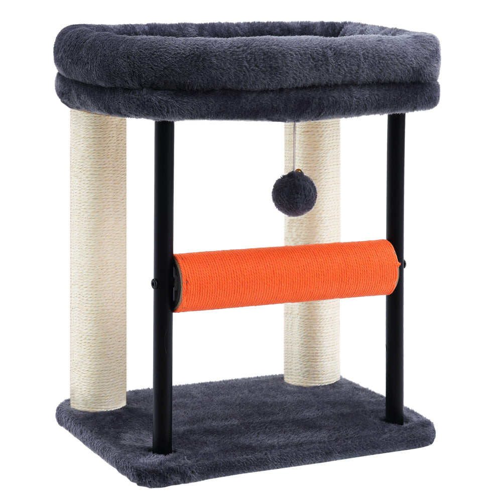 Hey-brother arbol gatos: bola de peluche para juego y estimulación.