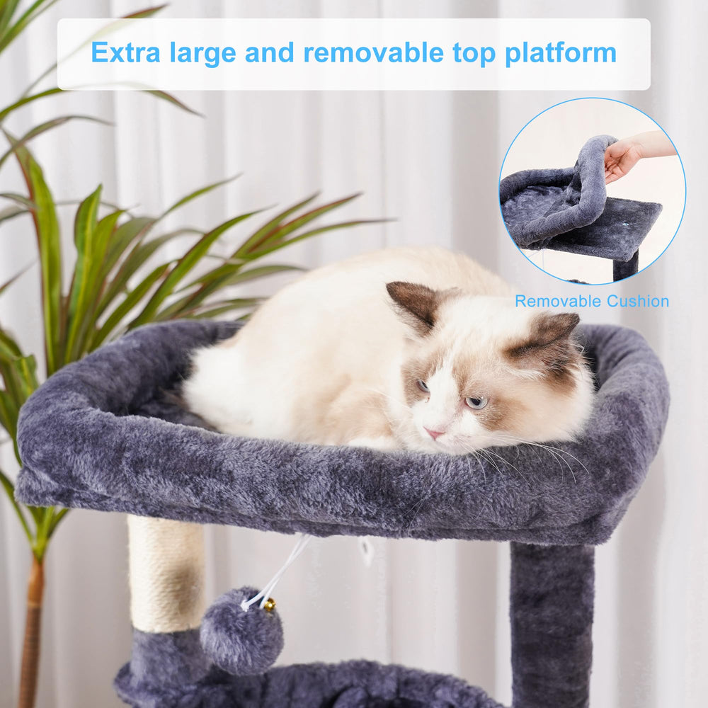 Hey-brother Arbol Gatos Rascadores Sisal para afilar uñas y jugar