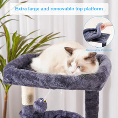 Hey-brother Arbol Gatos Rascadores Sisal para afilar uñas y jugar