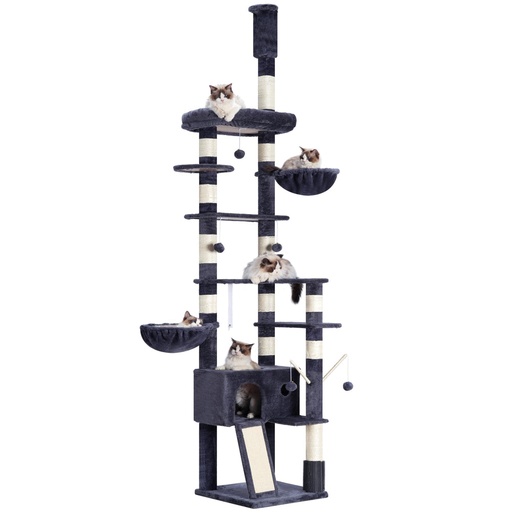 Hey-brother árbol-gato altura-ajustable ideal para explorar espacio vertical