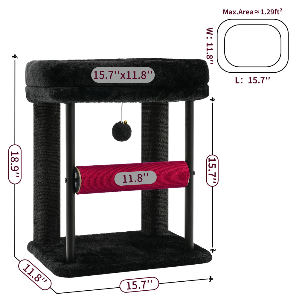 Hey-brother-cojin-removible-lavable, limpieza sencilla para el espacio felino.